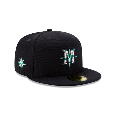 Sapca New Era Seattle Mariners MLB 2021 Spring Training 59FIFTY Fitted - Albastri